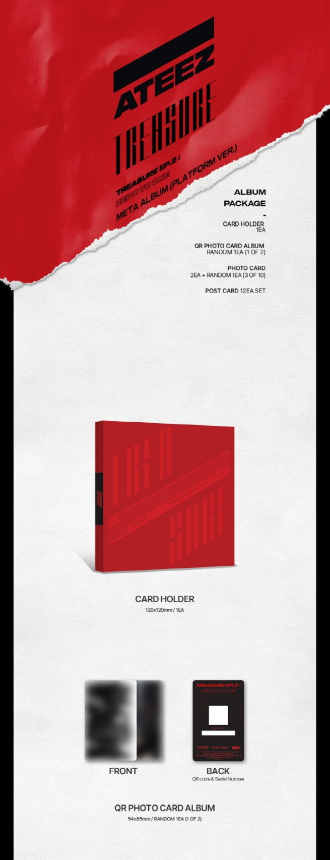 K-POP・アジア ATEEZ/Treasure EP.2: Zero To One Ateez – Treasure Ep.2 : Zero To One – Kpop.ro Shop